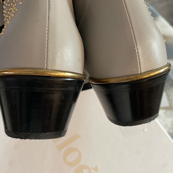 IMMACULATE Chloe Susanna Short Studded Boots Sz 37.5 - Picture 9 of 14